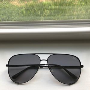 QUAY women’s high key sunglasses in silver mirror